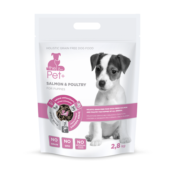 PET PLUS DOG Puppy Holistic Salm. & Chick. 2,8kg