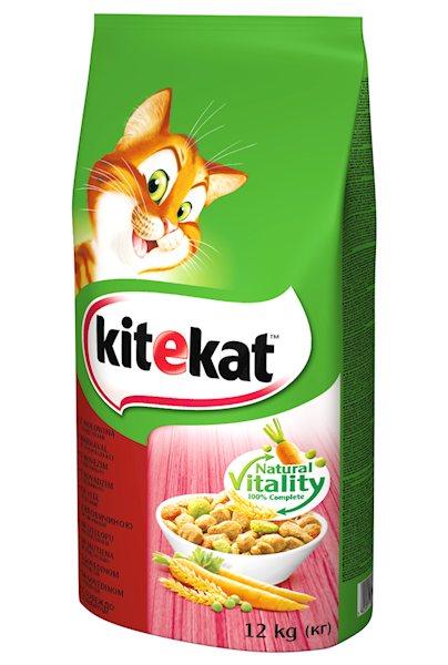Kitekat z wołowiną 12kg