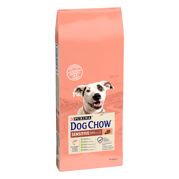 Dog Chow SENSITIVE z łososiem 14kg