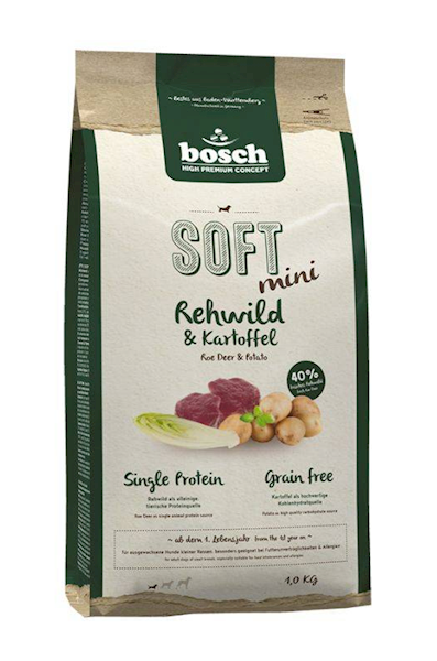 Bosch Soft Mini Adult dog PRZEPIÓRKA & ZIEMN. 1kg