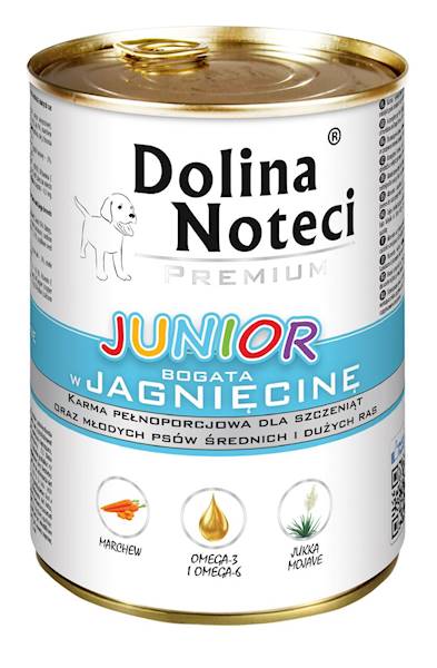 Dol.noteci premium JUNIOR jagnięcina 400g