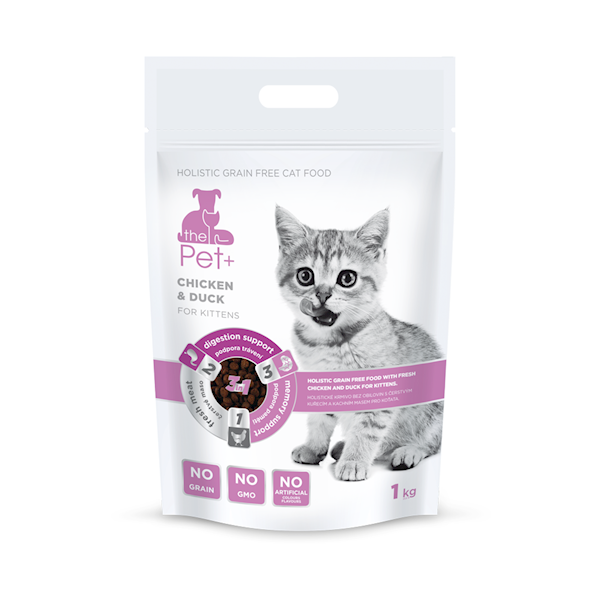 PET PLUS CAT Kitten Holistic Chicken & Duck 1,5