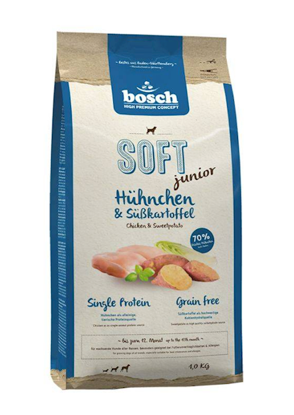 Bosch Soft JUNIOR dog KURCZAK & BATATY 1kg