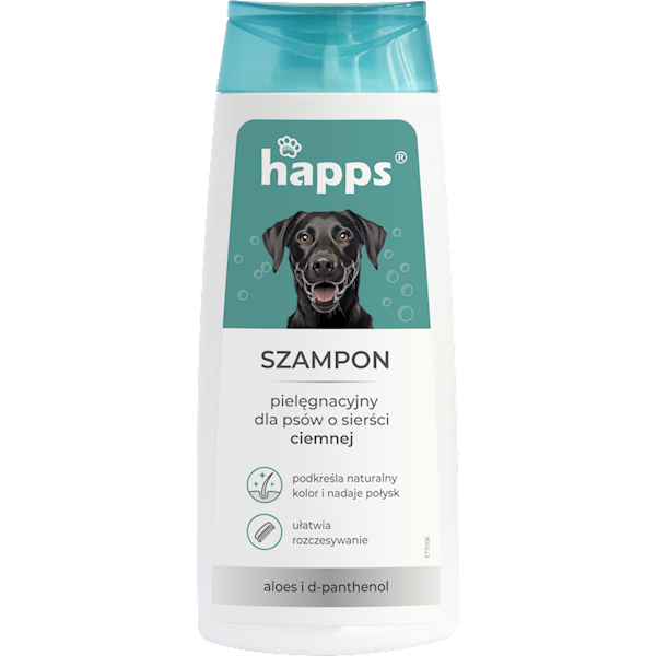 HAPPS SZAMPON d.psów z sierścią ciemną 200ml