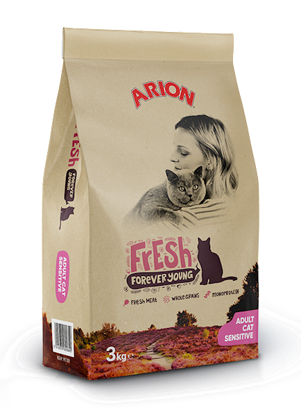 Arion Fresh CAT ADULT SENSITIVE op 3kg