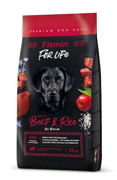 Fitmin dog FOR LIFE Adult Beef & Rice 12 kg