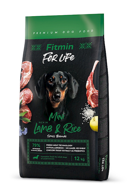Fitmin dog FOR LIFE Adult MINI Lamb & Rice 12 kg