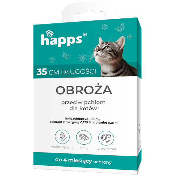 HAPPS Obroża p/insektom - KOTY