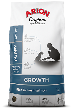 Arion Oryg. Grow PUPPY LARGE S & R op 2kg