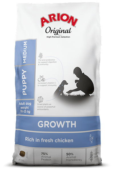 Arion Oryg. PUPPY MEDIUM Grow CH & R op 2kg