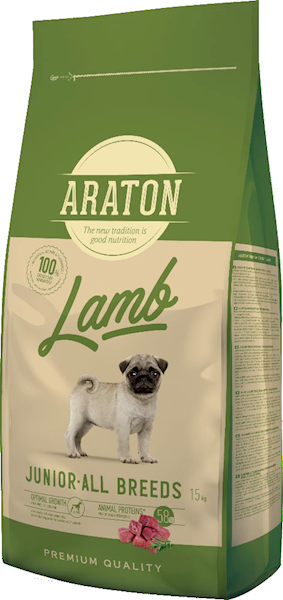 Araton - Junior dog - Lamb & Rice 15 kg