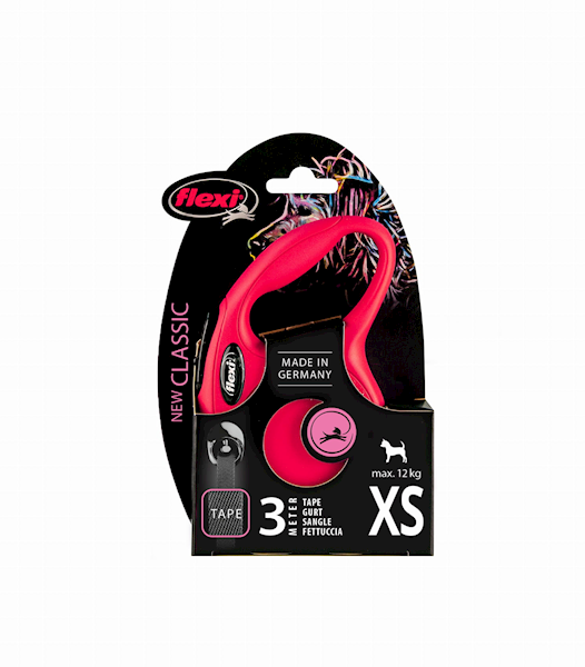 Flexi New Classic LINKA XS 3m czerwona