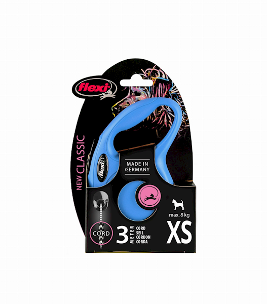 Flexi New Classic LINKA XS 3m niebieska 