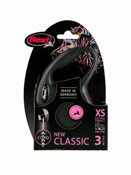 Flexi New Classic LINKA XS 3m czarna