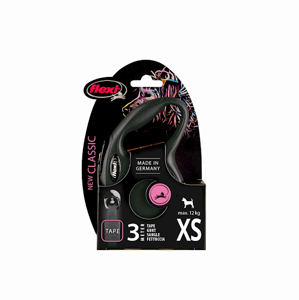 Flexi New Classic TAŚMA XS 3m czarna