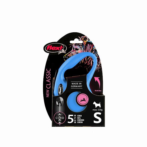 Flexi New Classic TAŚMA S 5m niebieska