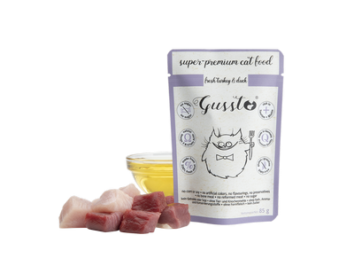 Saszetka Gusto Cat Fresh Turkey & Duck 85g