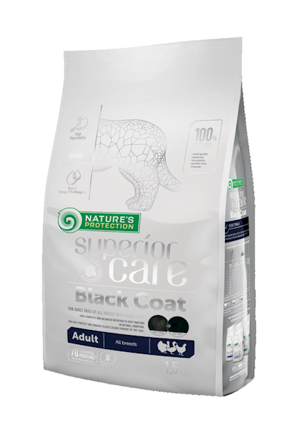 NP BLACK COAT Adult dog all breeds 10kg