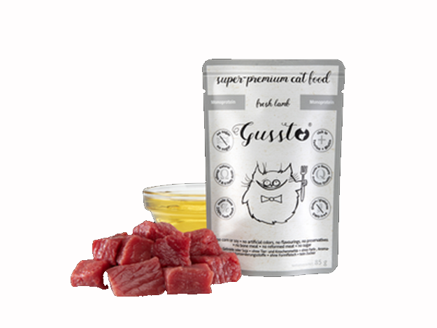 Saszetka Gussto Cat Fresh Lamb 85g