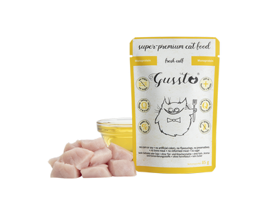 Saszetka Gusto Cat Fresh Calf 85g
