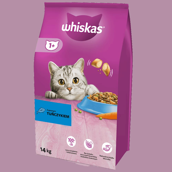 Whiskas z rybą 14kg