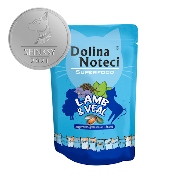 DN SuperFood Cat jagnięcina/cielęcina 85g