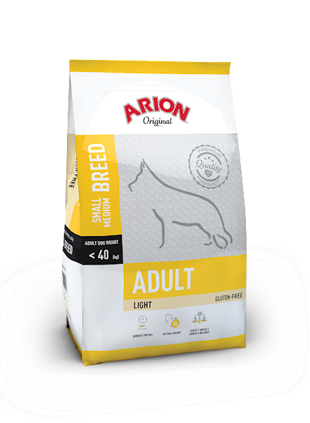 Arion Oryg. ADULT LIGHT M/L 12 + 2kg gratis