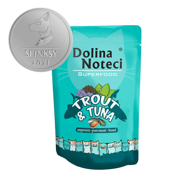DN SuperFood Cat pstrąg / tuńczyk 85 g