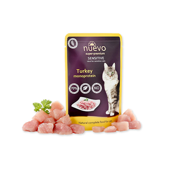 Saszetka Nuevo Cat Adult Mono indyk 85g