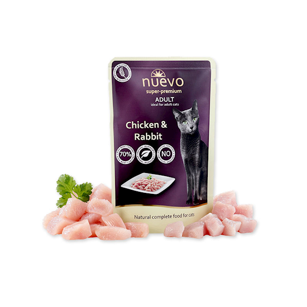 Saszetka Nuevo Cat Adult kurczak/królik 85g