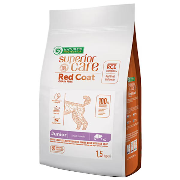 NP RED COAT JUNIOR small br. SALMON & KRIL 1,5 kg