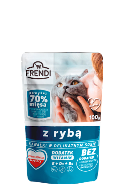FRENDI Cat saszetka ryba w sosie 100g