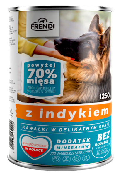 KP FRENDI z indykiem 1250g