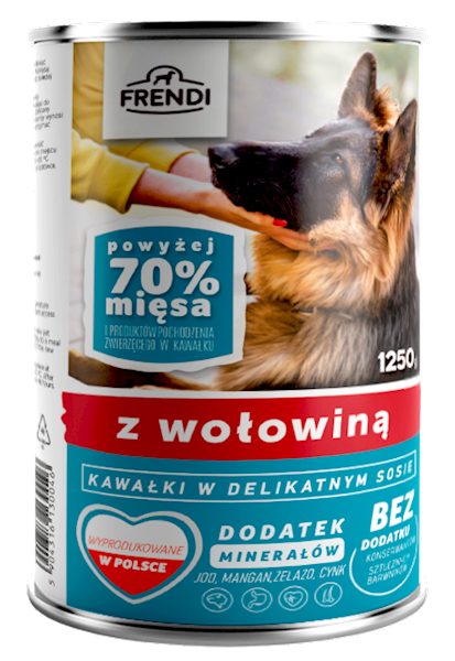 KP FRENDI z wołowiną 1250g