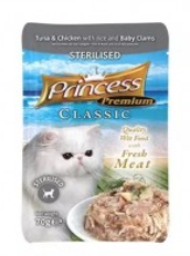 PRINCESS saszetka tun/kur/małże 70g STERYLIS.