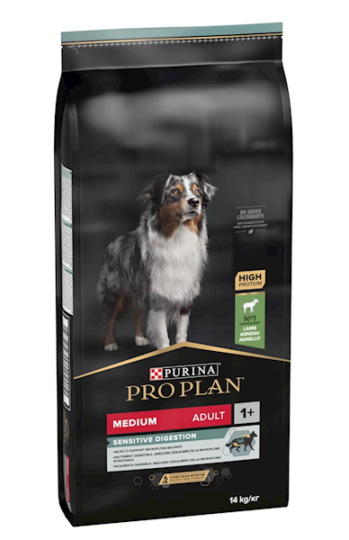 Pro Plan Madium Sensitive Digest jagn. 14+ 2,5kg