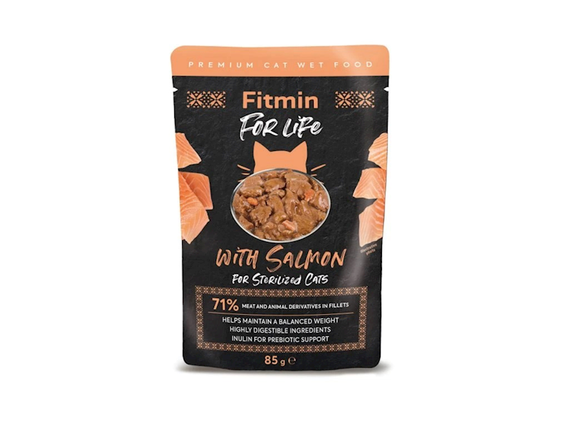FFL CAT sterilized łosoś 85g -saszetka