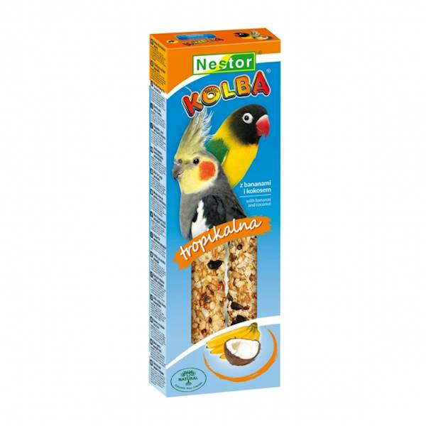 Kolba dla średnich papug - TROPIKALNA 2 szt.