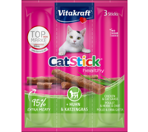 Cat Stick Kurczak & kocia trawa 3 x 6g