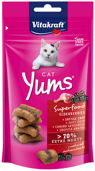 Cat Yums Kaczka & czarny bez 40g