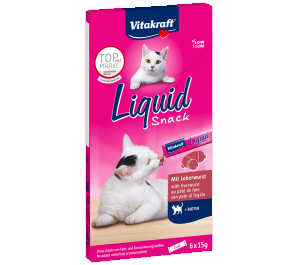 Liquid Snack wątróbka & biotyna 6 x 15g