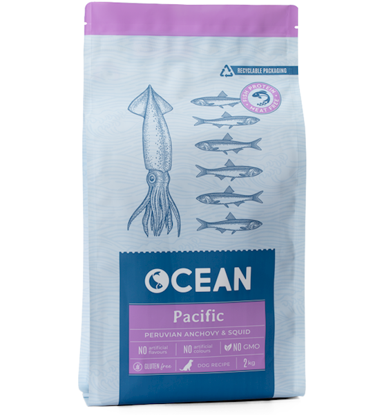 Ocean PACIFIC - sardela + kalmar - 2 kg