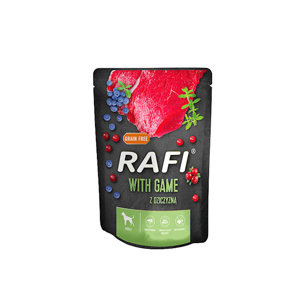 Rafi saszetka 300g z dziczyzna