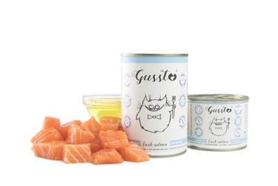 Kk Gussto Cat Fresh Salmon 200g pakiet 6szt