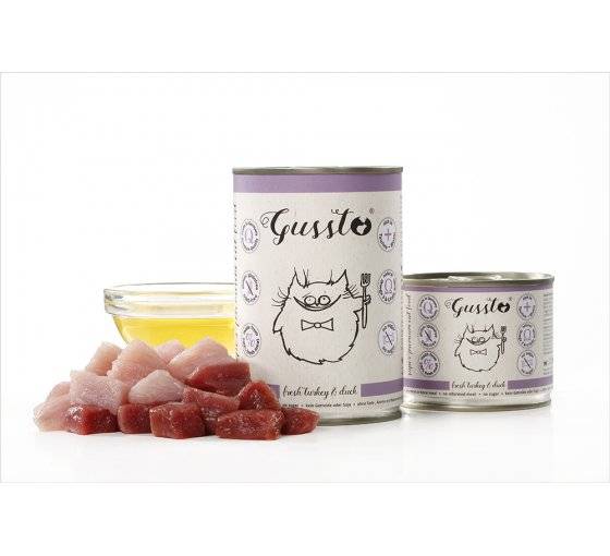 Kk. Gussto Cat Fresh Turket & Duck 200g pakiet 6sz