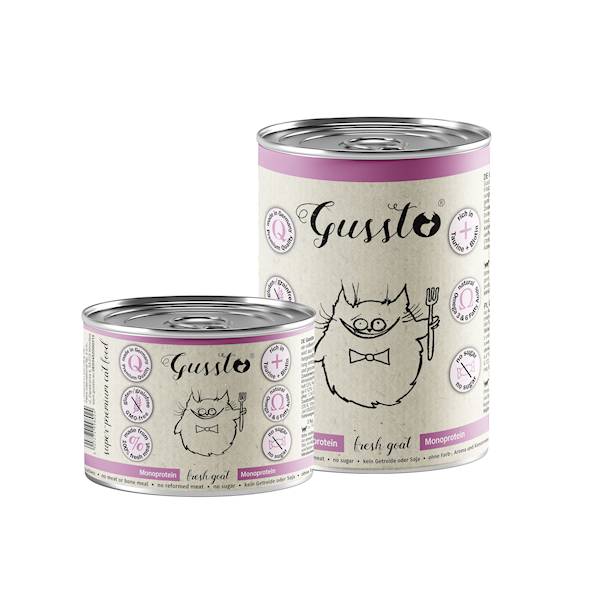 Kk. Gussto Cat Fresh Goat ( koza ) 200g op 6szt