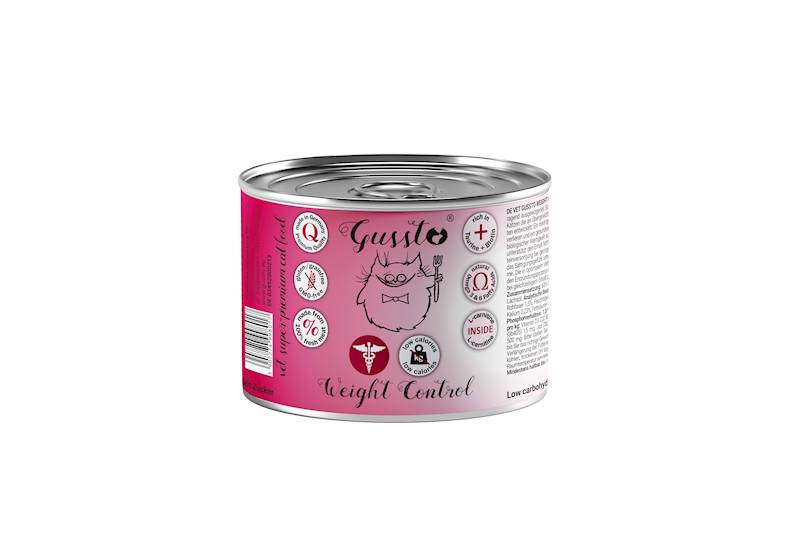 Kk. Gussto Cat Fresh Weight Control 200g op 6szt