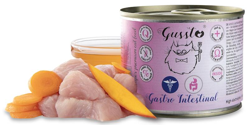 Kk. Gussto Cat Fresh Gastro Intest. 200g op 6szt