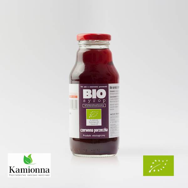 Bio syrop czerwona porzeczka 330 ml