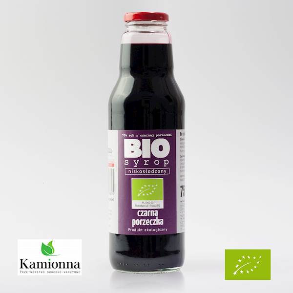 Bio syrop porzeczka czarna 750 ml